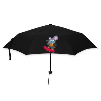 Mouse Snowboarder Snowboard - Parapluie standard - noir - Devant