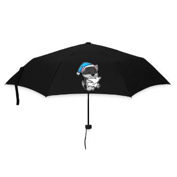 Dog dog breed Siberian Husky - Umbrella (small) - black - Front
