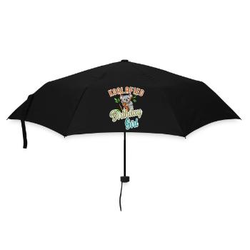 Koalafied Birthday Girls Qualified Pun Cute and Fu - Umbrella (small) - black - Front