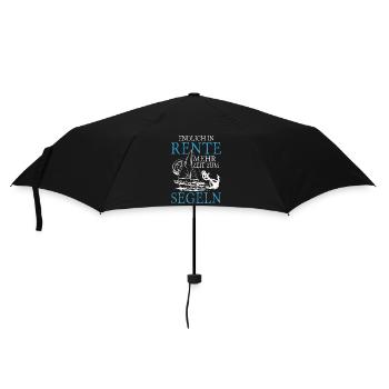 Rentner mehr zeit zum segeln - Regenschirm (klein) - Schwarz - Vorne