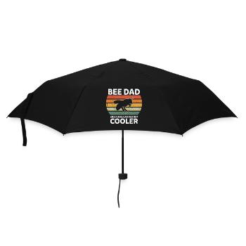 Imkern Dad Normaler Vater Nur Cooler Papa - Regenschirm (klein) - Schwarz - Vorne