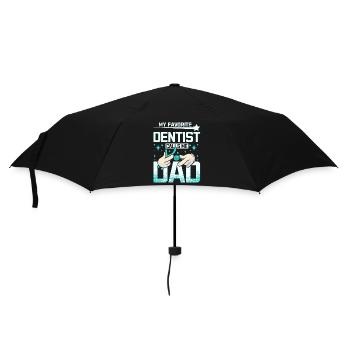 Mon dentiste préféré m’appelle papa - Parapluie standard - noir - Devant