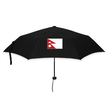 Drapeau officiel du Népal Fierté du pays népalais - Parapluie standard - noir - Devant