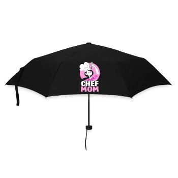 Cuisinier Maman Cuisinier Mère Cuisine - Parapluie standard - noir - Devant