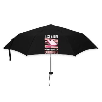 Cornhole Bean Bag Cornhole Player - Umbrella (small) - black - Front