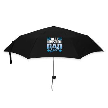 Best Homeschool Papa Ever Homeschooling - Umbrella (small) - black - Front