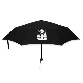Père Noël Rennes Bigfoot Sasquatch Noël - Parapluie standard - noir - Devant