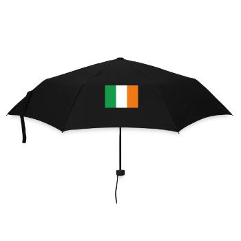 Drapeau officiel de l’Irlande Irish Country Pride - Parapluie standard - noir - Devant