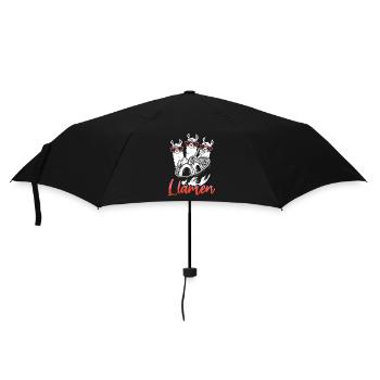 Eat llama ramen - Umbrella (small) - black - Front