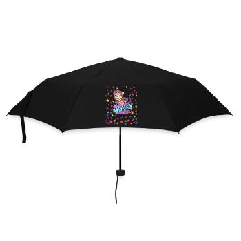 Happy Monkey Day - Umbrella (small) - black - Front