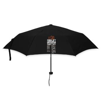 Opérateur de chariot élévateur certifié - Parapluie standard - noir - Devant