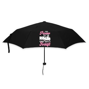 Certified Forklift Truck Operator - Umbrella (small) - black - Front