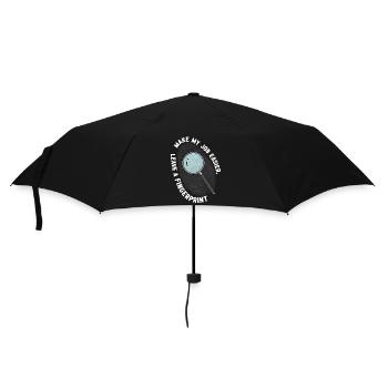 Securing traces - Kripo Polizei Kriminaltechnik - Umbrella (small) - black - Front