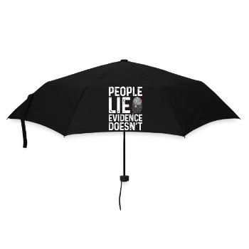 Securing traces - Kripo Polizei Kriminaltechnik - Umbrella (small) - black - Front