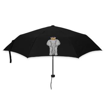 Elephant Crown - Umbrella (small) - black - Front
