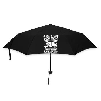Chauffeur poids-lourds plus qu'un super héros - Parapluie standard - noir - Devant