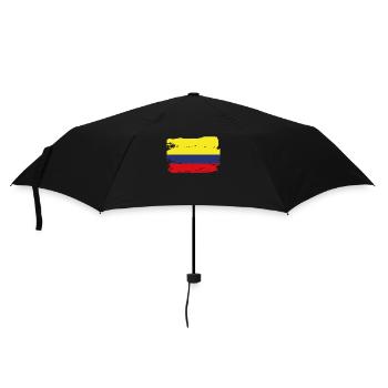 Drapeau officiel de la Colombie Fierté du pays colombien - Parapluie standard - noir - Devant