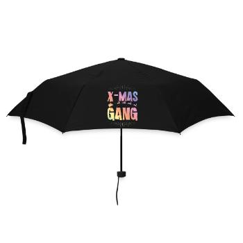 X-mas Gang - Umbrella (small) - black - Front
