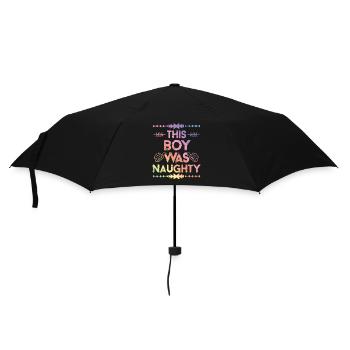 Boy was Naughty - Umbrella (small) - black - Front