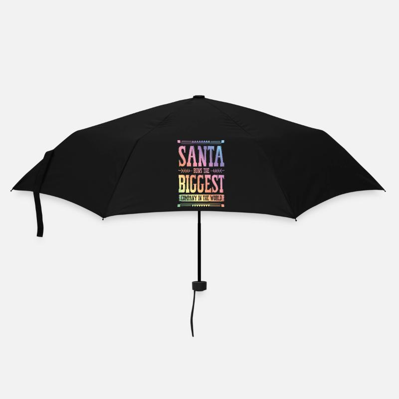 Santa Christmas - Umbrella (small) - black