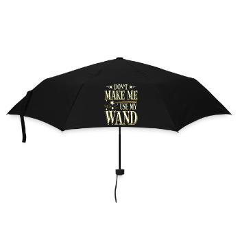 Ne me faites pas utiliser ma baguette magique - Parapluie standard - noir - Devant