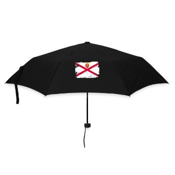 Drapeau officiel de Jersey Jerseian Country Pride - Parapluie standard - noir - Devant