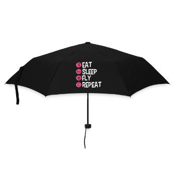 Flight Attendant Stewardess Cabin Crew - Umbrella (small) - black - Front