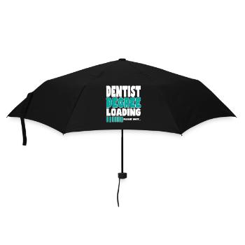Dentist invites training - Umbrella (small) - black - Front