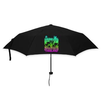 Chiang Mai Thailand - Umbrella (small) - black - Front