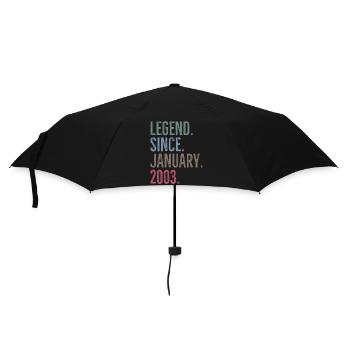Légende depuis janvier 2003 - Parapluie standard - noir - Devant