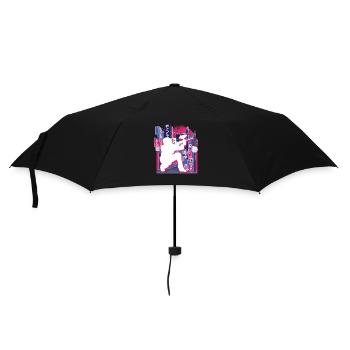 Paintball de la ville asiatique - Parapluie standard - noir - Devant