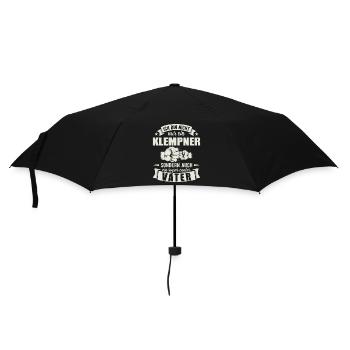 Klempner - Regenschirm (klein) - Schwarz - Vorne