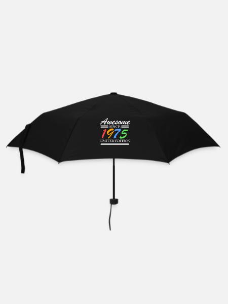1975 - Fantastic since 1975 - Born in 1975 - Umbrella (small) - black