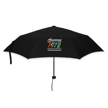 1972 - Fantastic since 1972 - Born in 1972 - Umbrella (small) - black - Front