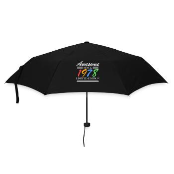 1978 - Fantastic since 1978 - Born in 1978 - Umbrella (small) - black - Front