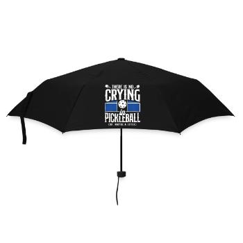 Pickleball There Is No Crying In - Regenschirm (klein) - Schwarz - Vorne