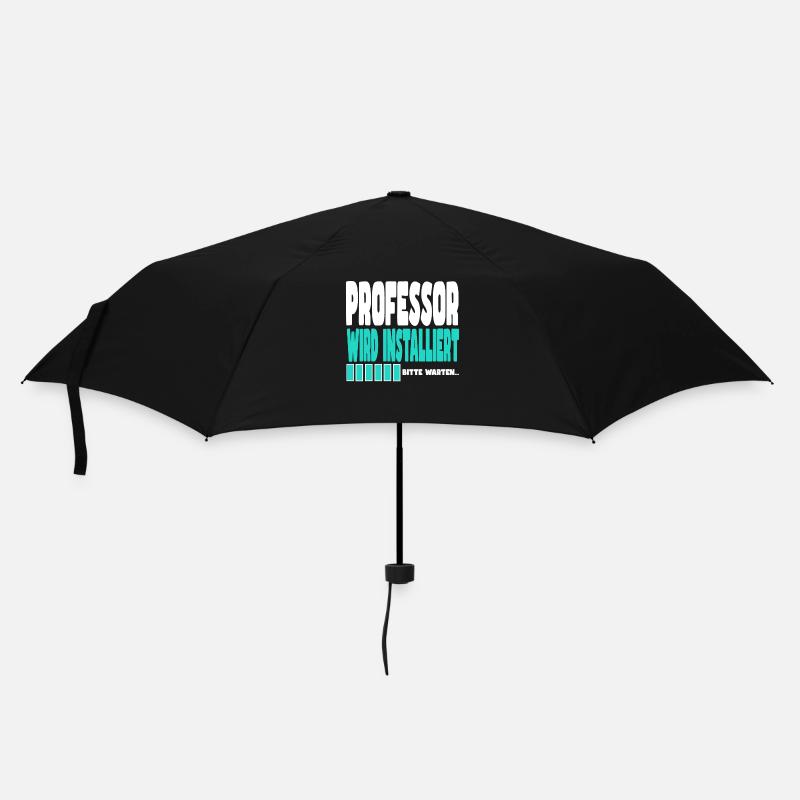 Professor wird installiert - Regenschirm (klein) - Schwarz