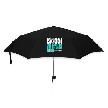 Psychologe wird installiert - Regenschirm (klein) - Schwarz - Vorne