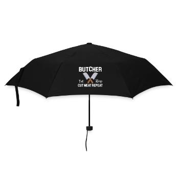 Butcher Cadeau Boucher Boucher Maître Boucher - Parapluie standard - noir - Devant