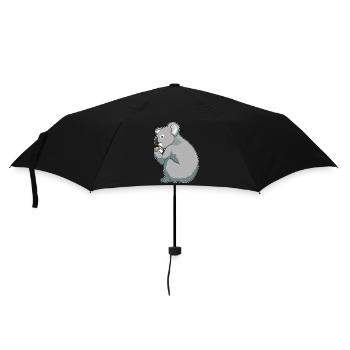 Koala Coffee Mug - Umbrella (small) - black - Front