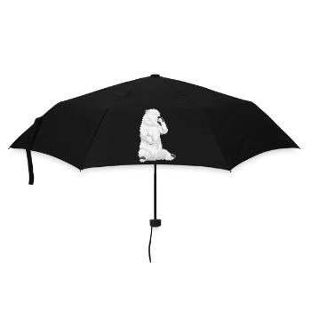 Polar Bear Coffee Cup - Umbrella (small) - black - Front
