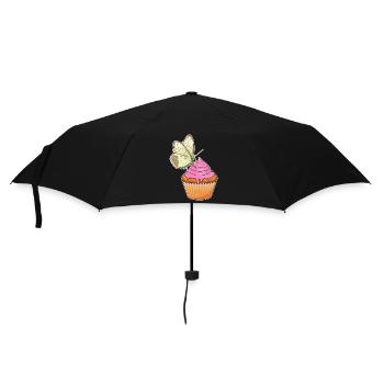 Butterfly Muffin - Umbrella (small) - black - Front
