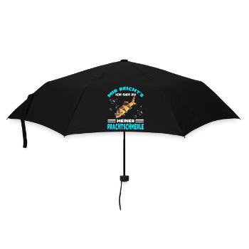 Prachtschmerle Mit Sonnenbrille Schmerlen - Regenschirm (klein) - Schwarz - Vorne