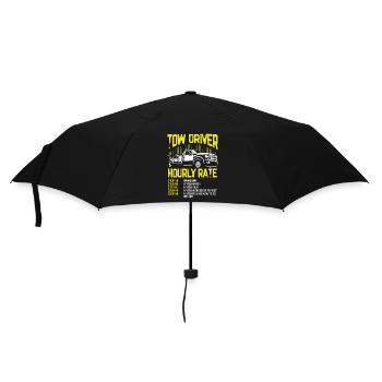 Taux horaire de conducteur de remorquage - Parapluie standard - noir - Devant