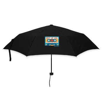 Birth 1991 Born origin 1991 Birthday - Umbrella (small) - black - Front