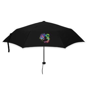 Canoeing in summer - Umbrella (small) - black - Front