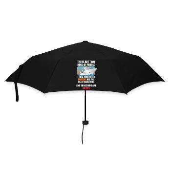 Lustiges Kreuzfahrt-Reisen Design - Regenschirm (klein) - Schwarz - Vorne