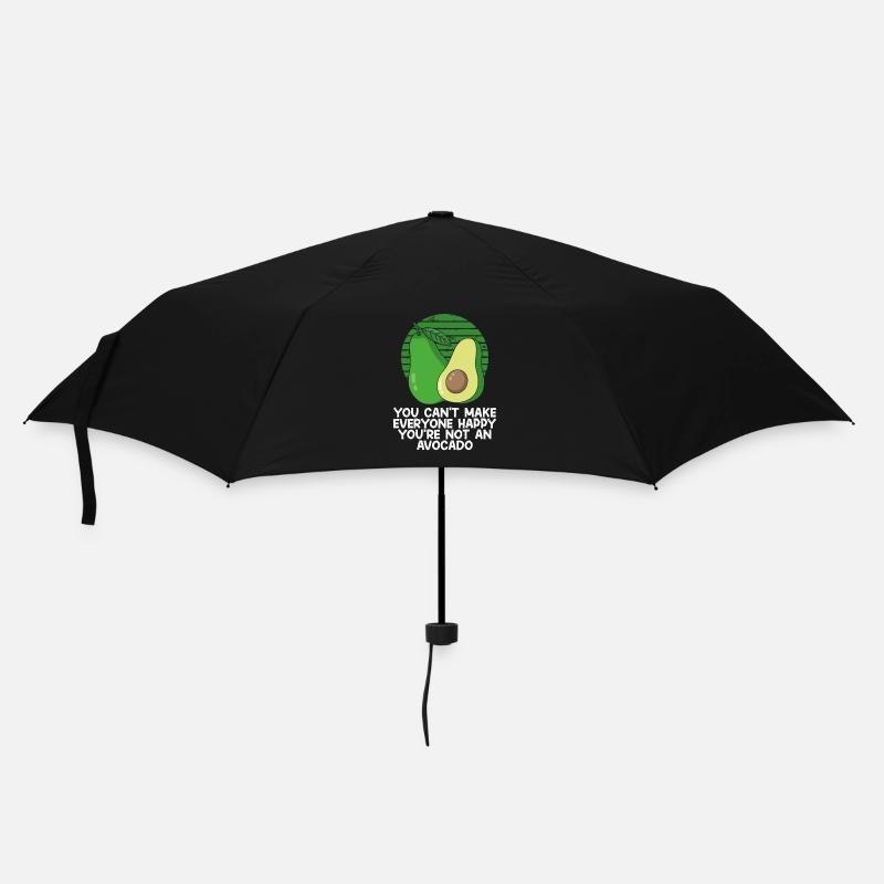 Du bist keine Avocado - Regenschirm (klein) - Schwarz