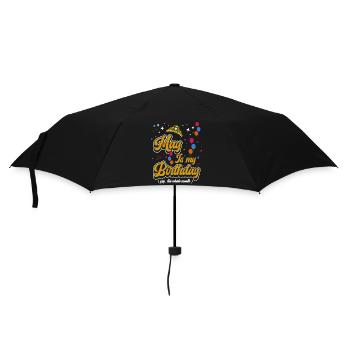 Mai est mon anniversaire, oui. Tout le mois - Parapluie standard - noir - Devant