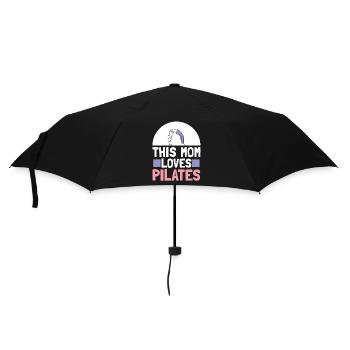 Cette mère aime l’amante de Pilates Mama Mami - Parapluie standard - noir - Devant